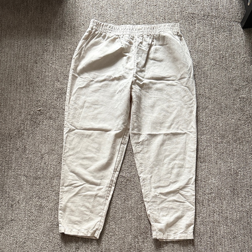 RVCA Linen Light Cream Joggers